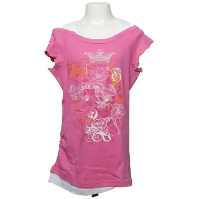 T-shirt (Rose, Blanc) de X-Mail Coton
