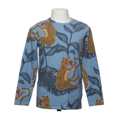 Long sleeve T-shirt (Blue, Multicolored) from The Striped Cat Elastane, Organic cotton