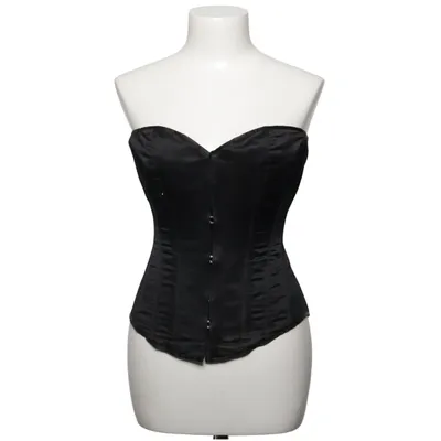 Corset (Noir) de Bambola Coton, Polyamide, Polyester