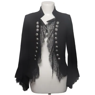 Cardigan (Noir) de Extenzo Paris Polyester, Viscose