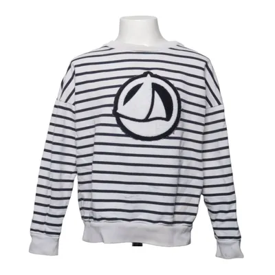 Collegetröja (Vit, Blå) från Petit Bateau Bomull