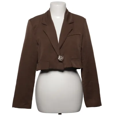 Blazer (Brown) from L&S Elastane, Polyester, Viscose