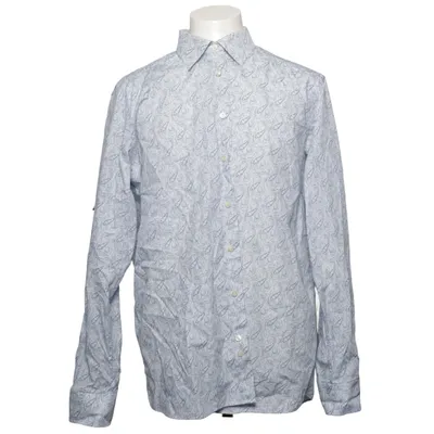 Shirt (Blue, White) from Eton Cotton