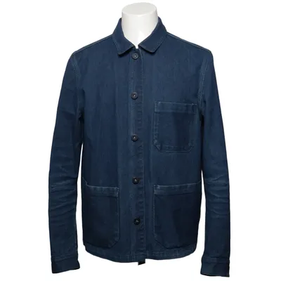 Spijkerjas (Blauw) van H&M Katoen, Elastaan