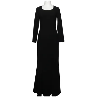 Maxi dress (Black) from Elinette Acetate, Polyester