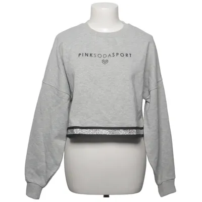 Sweatshirt (Gris) de Pink Soda Sport Coton, Élasthane, Fibre métallique, Polyamide, Polyester