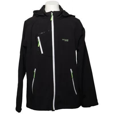 Softshelljacka (Svart, Grön, Vit) från Outdoor Explorer Elastan, Polyester