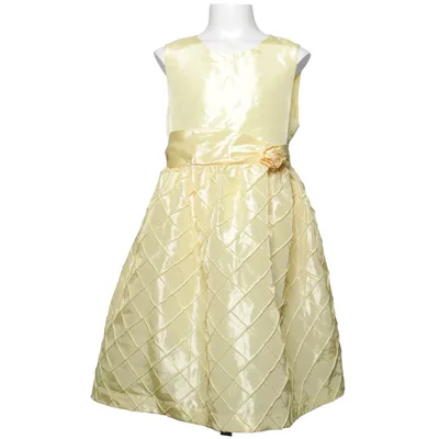 Bloemenmeisjes jurk (Geel) van George Polyester