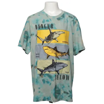 T-shirt (Blau, Mehrfarbig) von Wonder Nation Baumwolle, Recyceltes Polyester