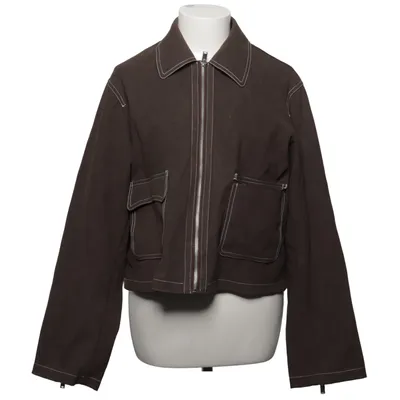 Jack (Contrast Seam Faux Suede Jacket) van NA-KD Polyester, Polyurethaan