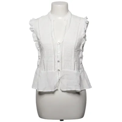 Top (White) from Zara Cotton, Polyamide, Viscose