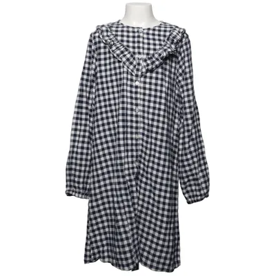 Dress (Blue, White) from Vertbaudet Cotton, Viscose