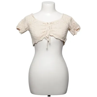 Dirndlbluse (Beige) von Pieces Baumwolle, Nylon