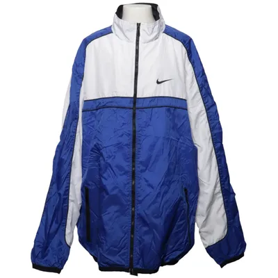 Träningsjacka (Blå, Vit) från Nike Bomull, Polyamid, Polyester