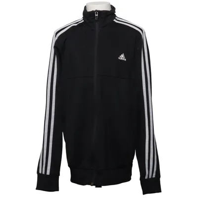 Träningsjacka (Svart, Vit) från Adidas Polyester