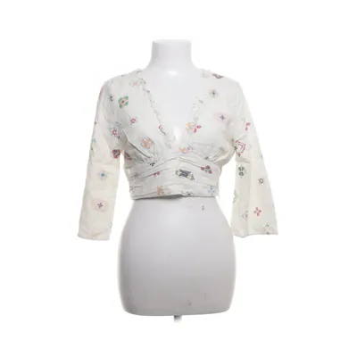 Crop top (Beige) van Zara Linnen, Viscose