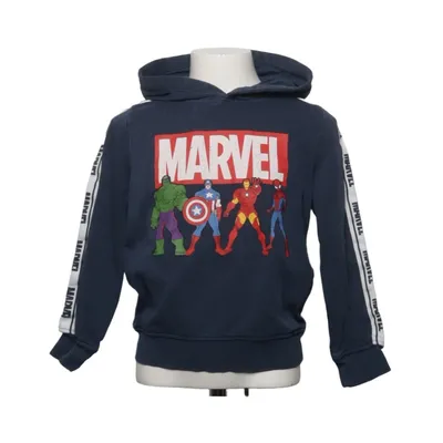 Huvtröja (Blå, Flerfärgad) från Marvel Avengers Bomull, Polyester