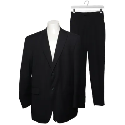Suit (Black) from Batistini Polyester, Viscose, Wool