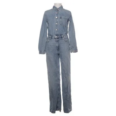 Byxdress (Blå) från Zara Bomull, Lyocell