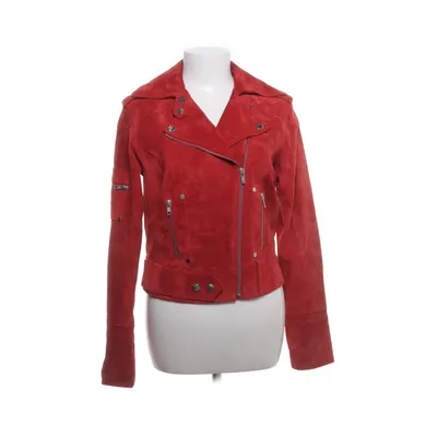 Biker jacket (Red) from Goosecraft Polyester, Leather