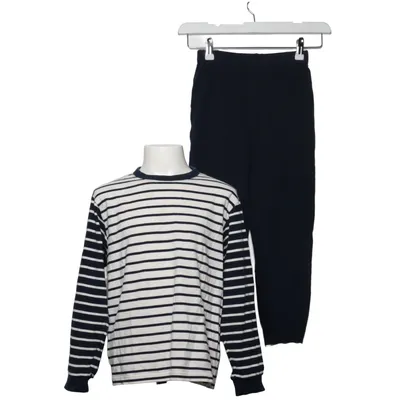 Pyjamasz (Hvid, Blå) fra Uniqlo Kids Bomuld, Elastan