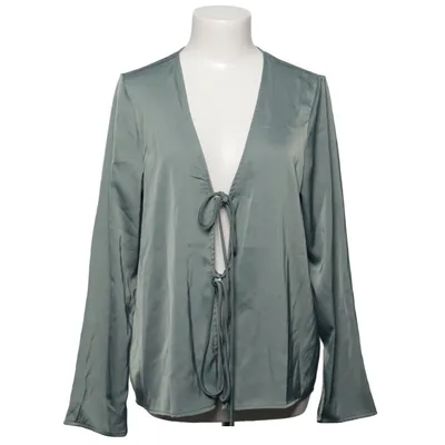 Wikkelblouse (Groen) van Vero Moda Gerecycled polyester