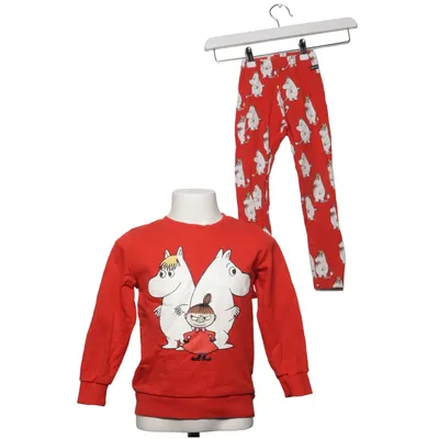 Pajamas (Red, White) from Moomin by Lindex Cotton, Elastane