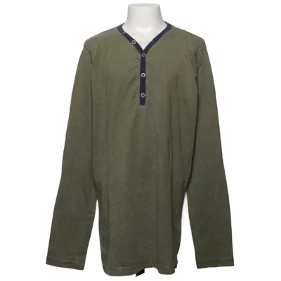 Henley shirt (Review Fourteen Slim Fit) van Globetrotter Katoen, Polyester