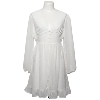 Jurk (Wit) van Dennis Maglic Polyester