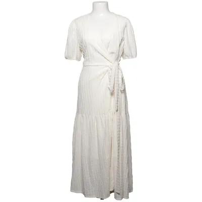 Wrap dress (White) from Noella Polyester
