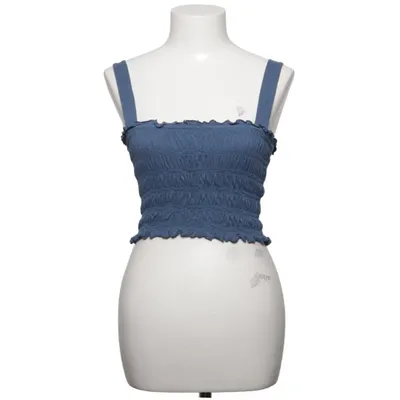 Crop top (Blå) från American Eagle Bomull, Elastan, Modal, Polyester