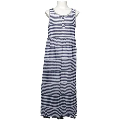 Robe longue (Bleu, Blanc) de Xhilaration Polyester, Viscose