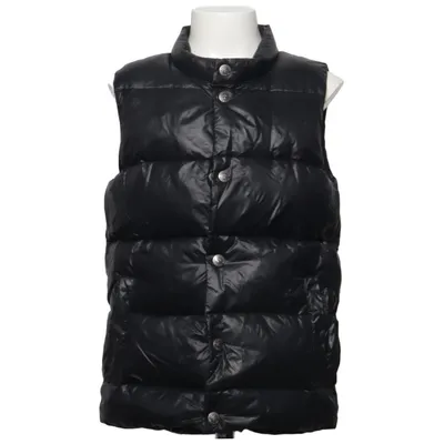 Down vest (Black) from Ver de Terre Down, Feather, Polyamide