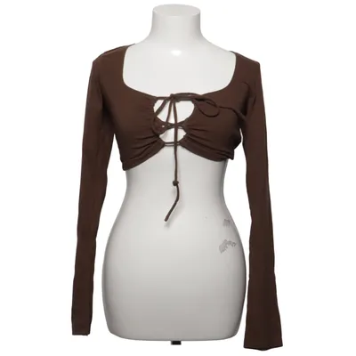 Crop Top (Braun) von Motel Baumwolle, Elasthan
