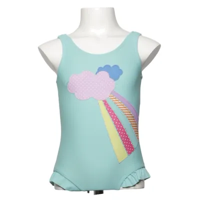 Badpak (Turquoise) van Pusblu Elastaan, Polyamide, Polyester
