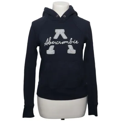 Kapuzenpullover (Blau) von Abercrombie & Fitch Baumwolle, Polyester