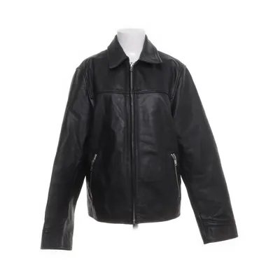 Leather jacket (Black) from Deadwood Polyester, Leather