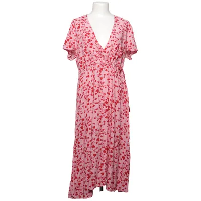Slå-om-kjole (Pink, Rød) fra Flash Woman Viscose