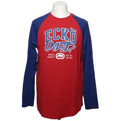 Maillot de baseball (Rouge, Bleu) de Ecko Unltd Coton