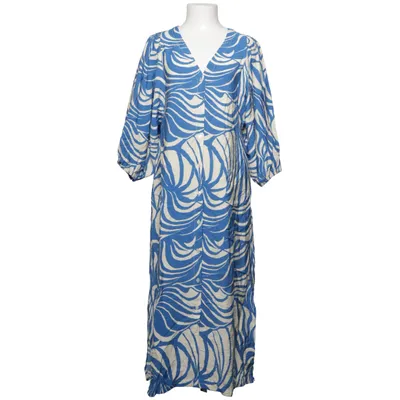 Maxi dress (Blue, White) from Lindex Polyamide, Viscose