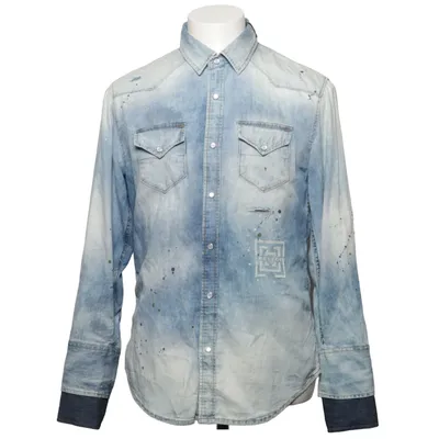 Denim blouse (Blauw) van Freesoul Katoen