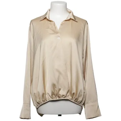 Bluse (Beige) fra Pepper Elastan, Polyester, Viscose