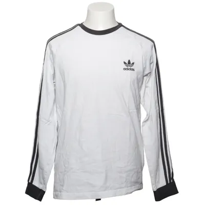 Langærmet t-shirt (Hvid) fra Adidas Originals Bomuld, Elastan