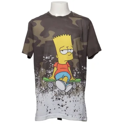 T-shirt (Marron, Blanc, Multicolore) de The Simpsons Polyester