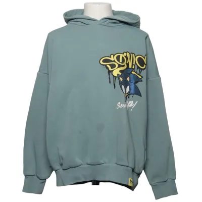 Huvtröja (Blå, Flerfärgad) från sonic the hedgehog Bomull, Polyester