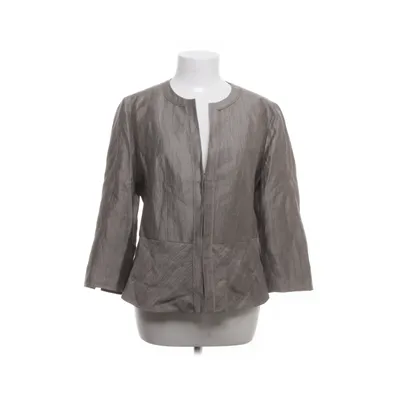 Cardigan (Brown) from Flare Collection Linen, Polyamide