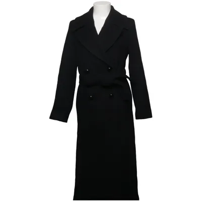 Coat (Black) from Massimo Dutti Viscose