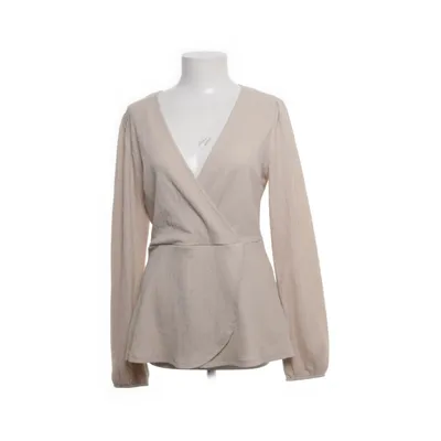Peplum top (Beige) van Gina Tricot Elastaan, Polyester