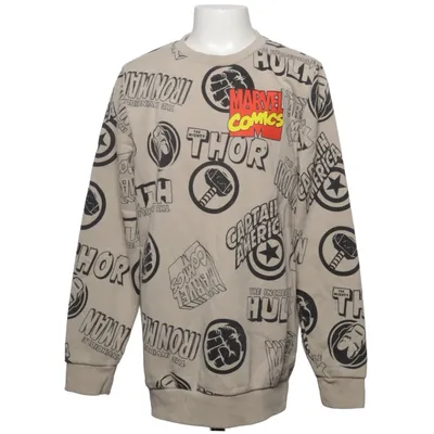 Collegetröja (Beige, Svart, Flerfärgad) från Marvel Bomull, Polyester