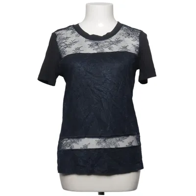 Top (Blue) from Sandro Cotton, Polyamide, Tencel